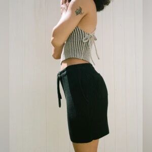 NWT Kordal Frances Lounge Shorts Womens Medium Black Noir Knit Pima Cotton K083